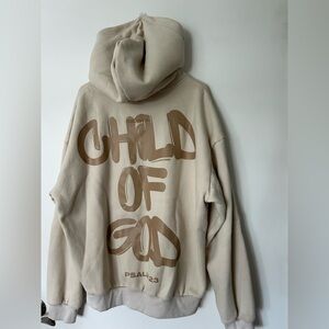 Child of God Hoodie, Psalm 23 Hoodie, Jesus Hoodie Size L